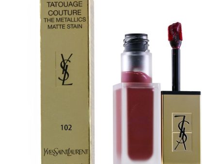 Yves Saint Laurent Tatouage Couture The Metallics - # 102 Iron Pink Spirit  6ml 0.2oz Supply