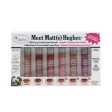 TheBalm Meet Matt(e) Hughes 6 Mini Long Lasting Liquid Lipsticks Kit - Vol. 3  6x1.2ml 0.04oz Hot on Sale