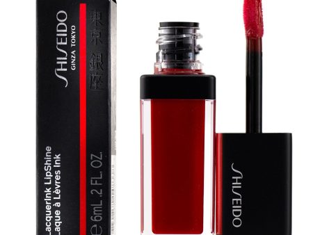 Shiseido LacquerInk LipShine - # 304 Techno Red (Red)  6ml 0.2oz Fashion