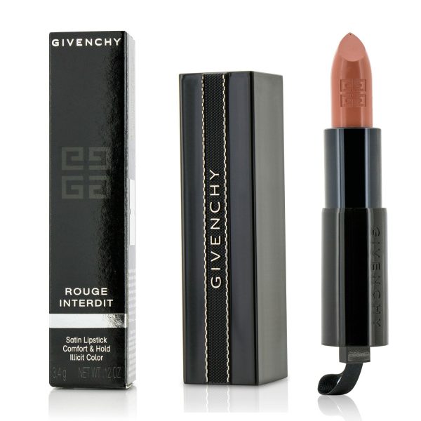 Givenchy Rouge Interdit Satin Lipstick - # 6 Rose Nocturne  3.4g 0.12oz Sale