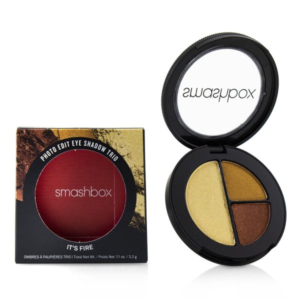 Smashbox Photo Edit Eye Shadow Trio - # It s Fire (Pushup Bronze, Sizzle Reel, Pixel Dust)  3.2g 0.11oz on Sale