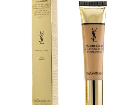 Yves Saint Laurent Touche Eclat All In One Glow Foundation SPF 23 - # B60 Amber  30ml 1oz Hot on Sale