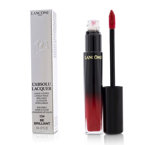 Lancome L Absolu Lacquer Buildable Shine & Color Longwear Lip Color - # 315 Energy Shot  8ml 0.27oz For Discount