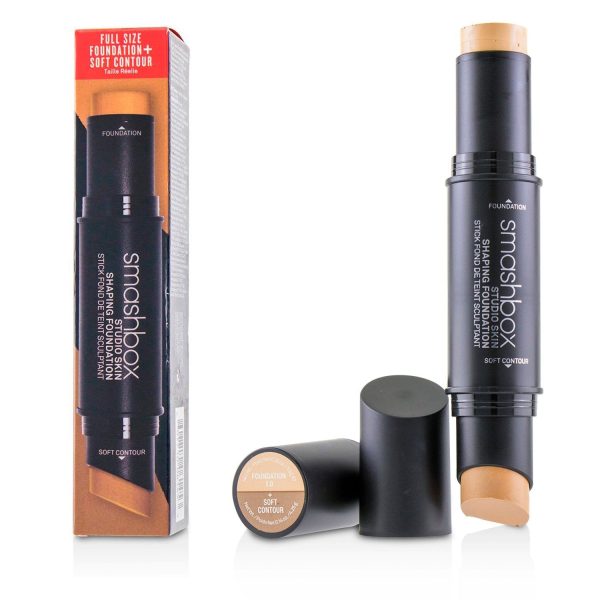 Smashbox Studio Skin Shaping Foundation + Soft Contour Stick - # 3.3 Warm Medium Beige  11.75g 0.4oz Online Hot Sale