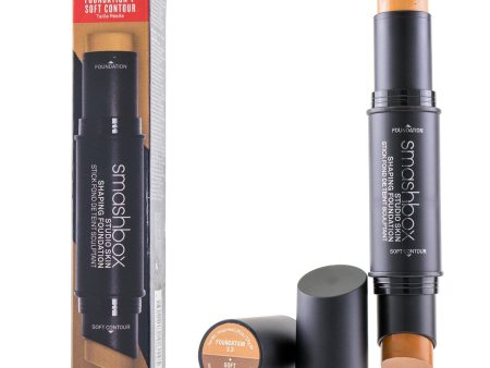 Smashbox Studio Skin Shaping Foundation + Soft Contour Stick - # 3.3 Warm Medium Beige  11.75g 0.4oz Online Hot Sale