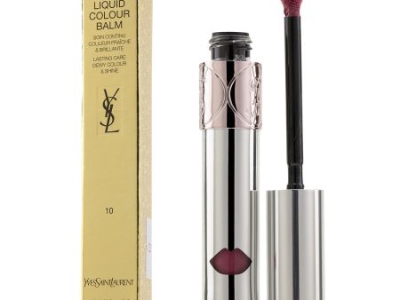 Yves Saint Laurent Volupte Liquid Colour Balm - # 10 Devour Me Plum  6ml 0.2oz Sale