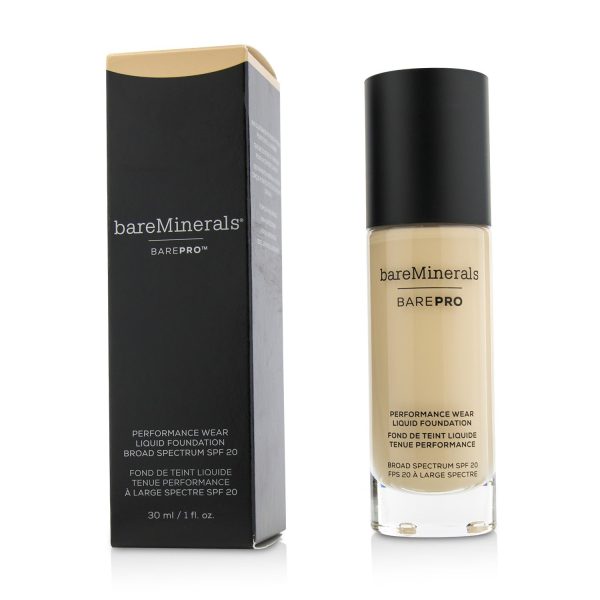 BareMinerals BarePro Performance Wear Liquid Foundation SPF20 - # 12 Warm Natural  30ml 1oz Fashion