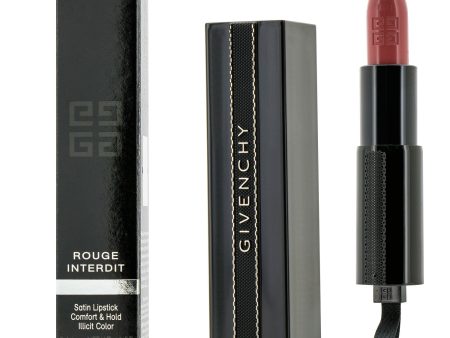 Givenchy Rouge Interdit Satin Lipstick - # 6 Rose Nocturne  3.4g 0.12oz Sale