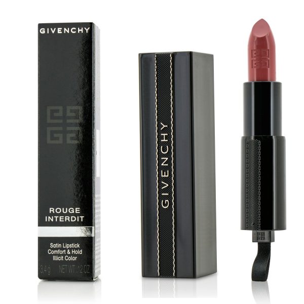 Givenchy Rouge Interdit Satin Lipstick - # 6 Rose Nocturne  3.4g 0.12oz Sale