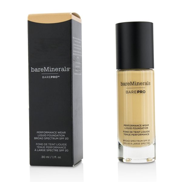 BareMinerals BarePro Performance Wear Liquid Foundation SPF20 - # 12 Warm Natural  30ml 1oz Fashion