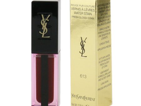 Yves Saint Laurent Rouge Pur Couture Vernis À Lèvres Water Stain - # 613 Cascade Bordeaux  5.9ml 0.20oz Cheap