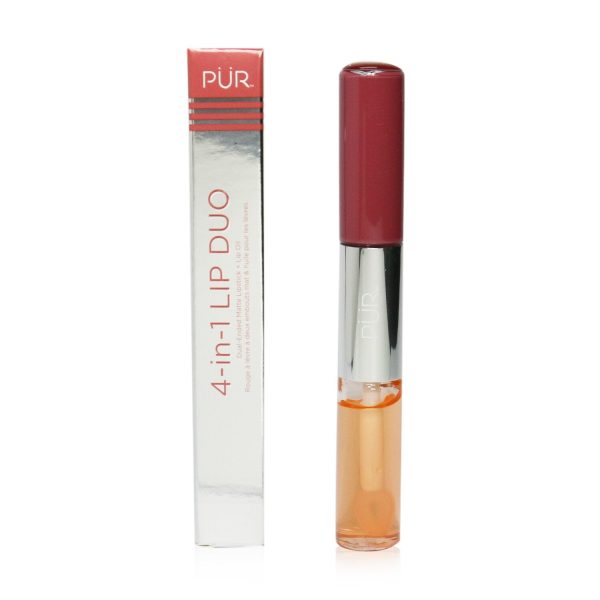 PUR (PurMinerals) 4 in 1 Lip Duo  (Dual Ended Matte Lipstick + Lip Oil) - # Single 4 Tonight  8.7ml 0.3oz Cheap