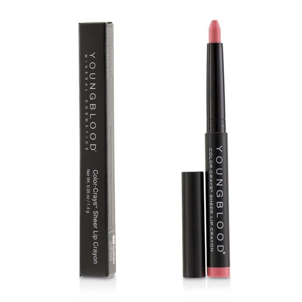 Youngblood Color Crays Sheer Lip Crayon - # Pink Bikini  1.4g 0.05oz Online Hot Sale