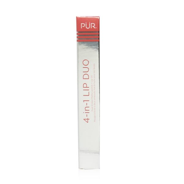 PUR (PurMinerals) 4 in 1 Lip Duo  (Dual Ended Matte Lipstick + Lip Oil) - # Single 4 Tonight  8.7ml 0.3oz Cheap