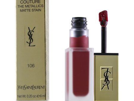 Yves Saint Laurent Tatouage Couture The Metallics - # 106 Gilded Fuchsia Rivals  6ml 0.2oz Sale