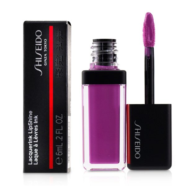 Shiseido LacquerInk LipShine - # 304 Techno Red (Red)  6ml 0.2oz Fashion