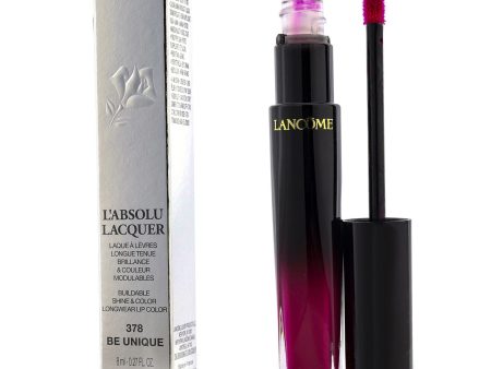 Lancome L Absolu Lacquer Buildable Shine & Color Longwear Lip Color - # 378 Be Unique  8ml 0.27oz Online Sale