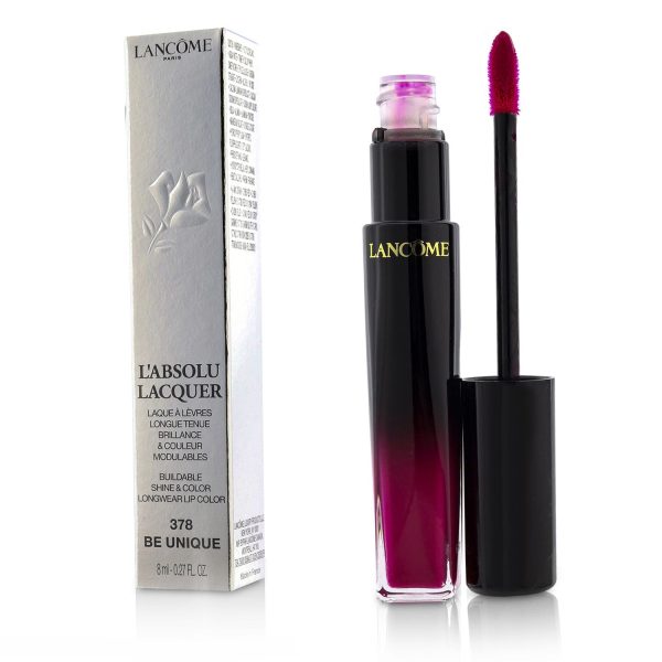 Lancome L Absolu Lacquer Buildable Shine & Color Longwear Lip Color - # 378 Be Unique  8ml 0.27oz Online Sale