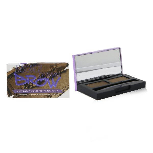 Urban Decay Double Down Brow - # Brown Sugar (Soft Medium Brown)  2x1.8g 0.06oz Online Hot Sale