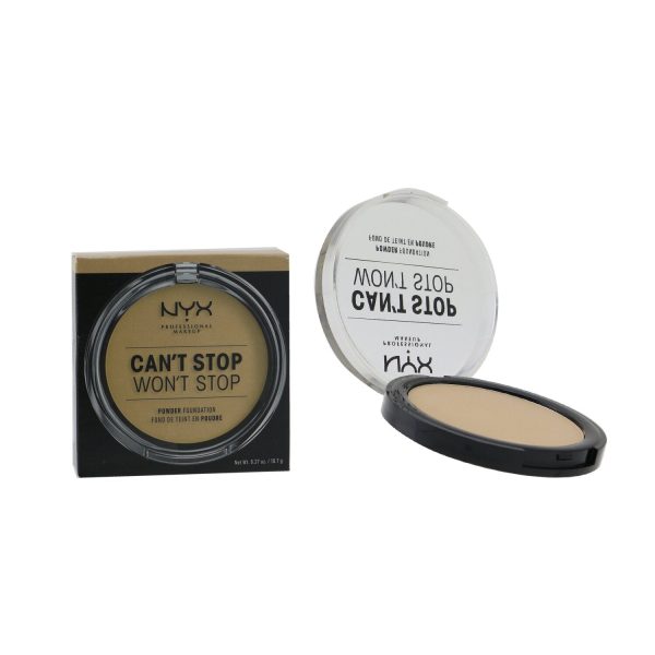 NYX Can t Stop Won t Stop Powder Foundation - # Soft Beige  10.7g 0.37oz For Cheap