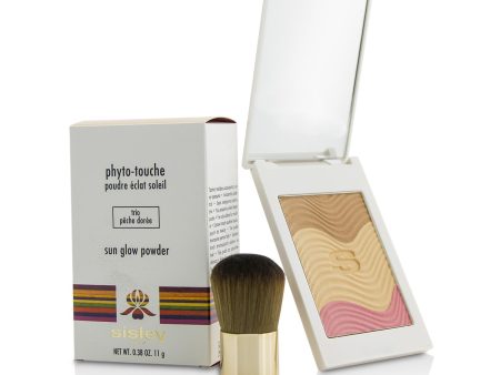 Sisley Phyto Touche Sun Glow Powder With Brush - # Trio Peche Doree  11g 0.38oz Sale