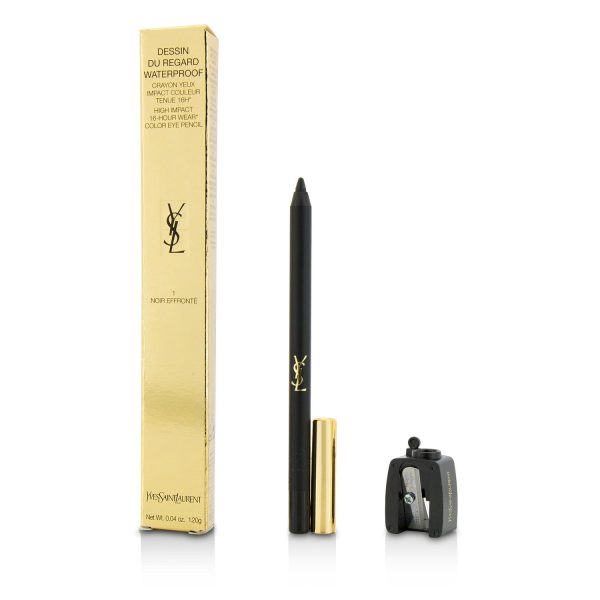 Yves Saint Laurent Dessin Du Regard Waterproof High Impact Color Eye Pencil - # 1 Noir Effronte  1.2g 0.04oz Sale