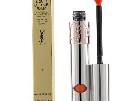 Yves Saint Laurent Volupte Liquid Colour Balm - # 5 Watch Me Orange  6ml 0.2oz For Cheap