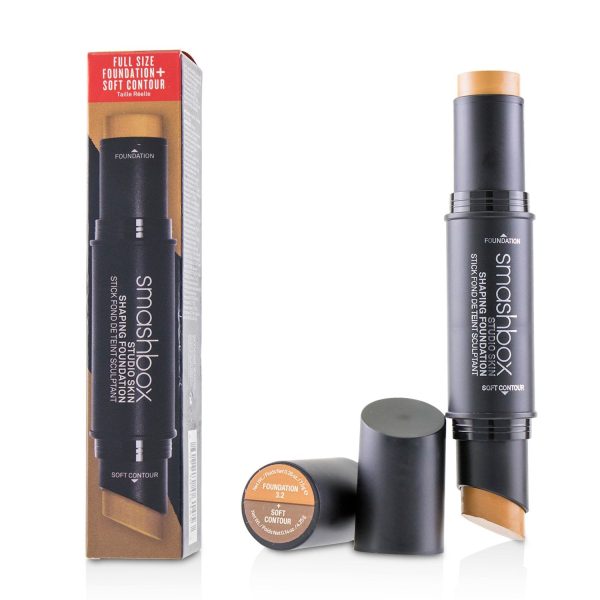 Smashbox Studio Skin Shaping Foundation + Soft Contour Stick - # 3.2 Cool Medium Beige  11.75g 0.4oz on Sale