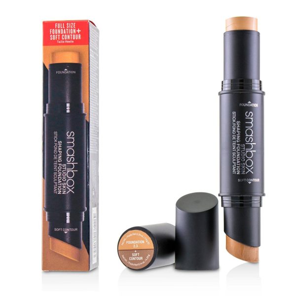 Smashbox Studio Skin Shaping Foundation + Soft Contour Stick - # 2.3 Neutral Beige  11.75g 0.4oz Fashion