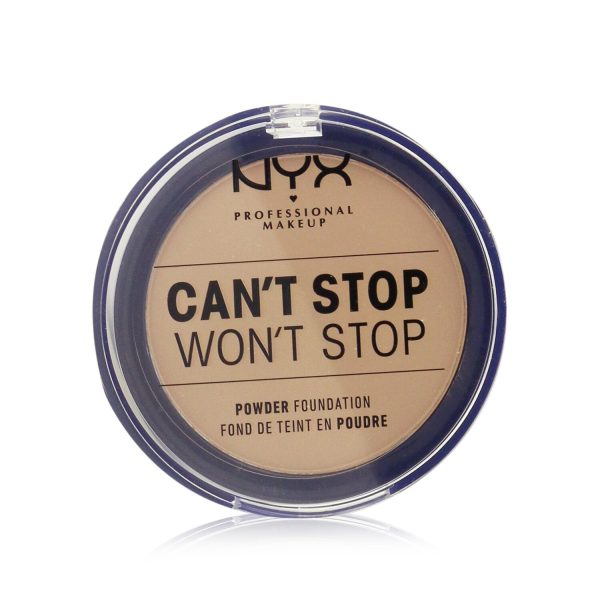 NYX Can t Stop Won t Stop Powder Foundation - # Soft Beige  10.7g 0.37oz For Cheap