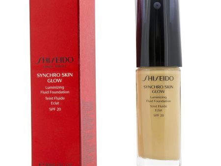 Shiseido Synchro Skin Glow Luminizing Fluid Foundation SPF 20 - # Golden 3  30ml 1oz Cheap