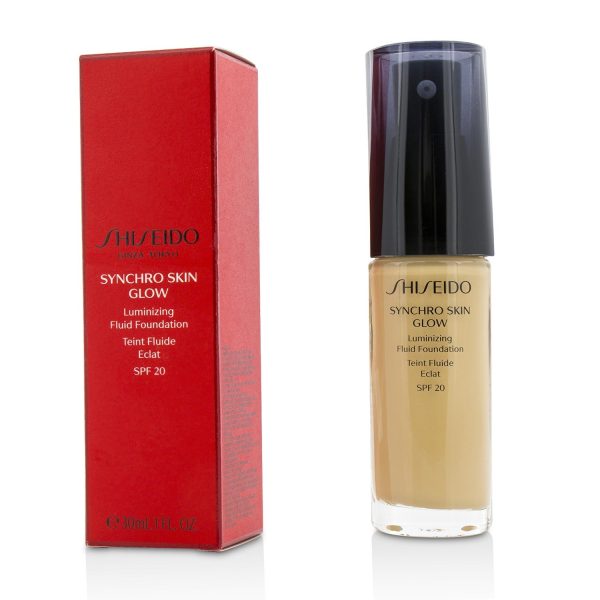 Shiseido Synchro Skin Glow Luminizing Fluid Foundation SPF 20 - # Golden 3  30ml 1oz Cheap