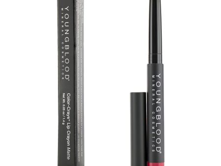 Youngblood Color Crays Matte Lip Crayon - # Valley Girl  1.4g 0.05oz Sale