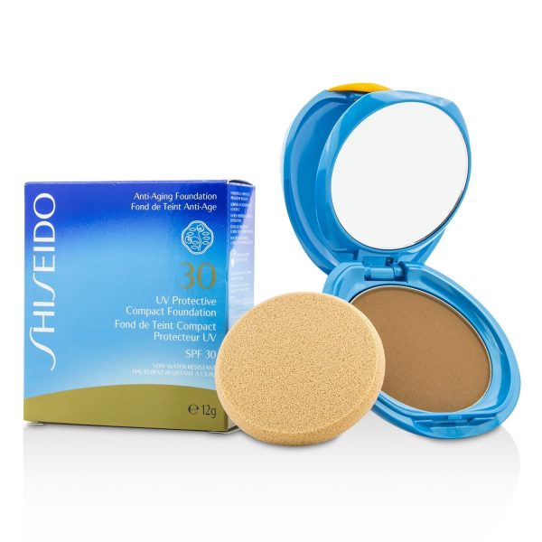 Shiseido UV Protective Compact Foundation SPF 30 (Case+Refill) - # SP60 Medium Beige  12g 0.42oz Supply