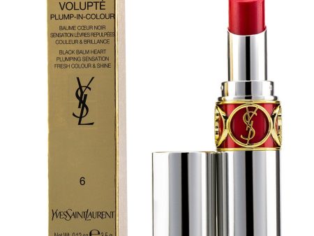 Yves Saint Laurent Volupt Plump In Colour Lip Balm - # 06 Lunatic Red (Blue Red)  3.5g 0.12oz For Discount