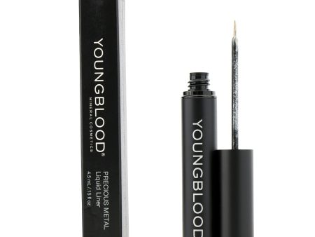 Youngblood Precious Metal Liquid Liner - #Sterling  4.5ml 0.15oz Discount