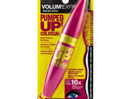 Maybelline Volum  Express Pumped Up Colossal Mascara - # 213 Classic Black  9.7ml 0.33oz Sale