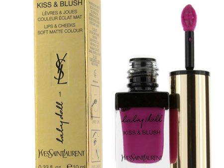 Yves Saint Laurent Baby Doll Kiss & Blush - # 01 Fuchsia Desinvolte  10ml 0.33oz Hot on Sale