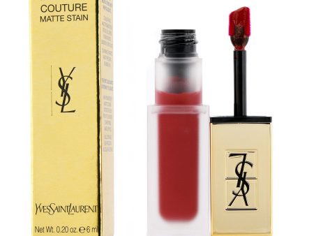 Yves Saint Laurent Tatouage Couture Matte Stain - # 10 Carmin Statement  6ml 0.2oz on Sale