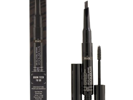 Smashbox Brow Tech To Go (Gel 2.9g 0.1oz + Pencil 0.2g 0.007oz) - Dark Brown  3.1g 0.107oz For Cheap