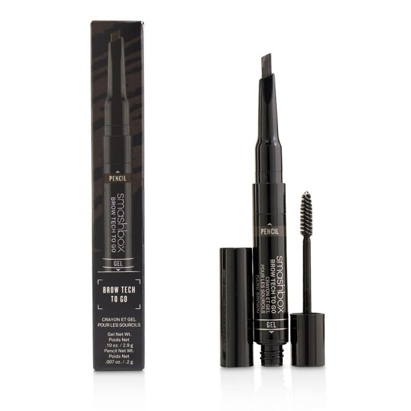 Smashbox Brow Tech To Go (Gel 2.9g 0.1oz + Pencil 0.2g 0.007oz) - Dark Brown  3.1g 0.107oz For Cheap