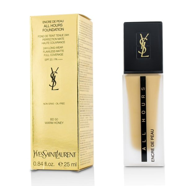 Yves Saint Laurent All Hours Foundation SPF 20 - # BD50 Warm Honey  25ml 0.84oz on Sale