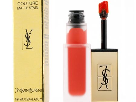 Yves Saint Laurent Tatouage Couture Matte Stain - # True Orange  6ml 0.2oz Discount