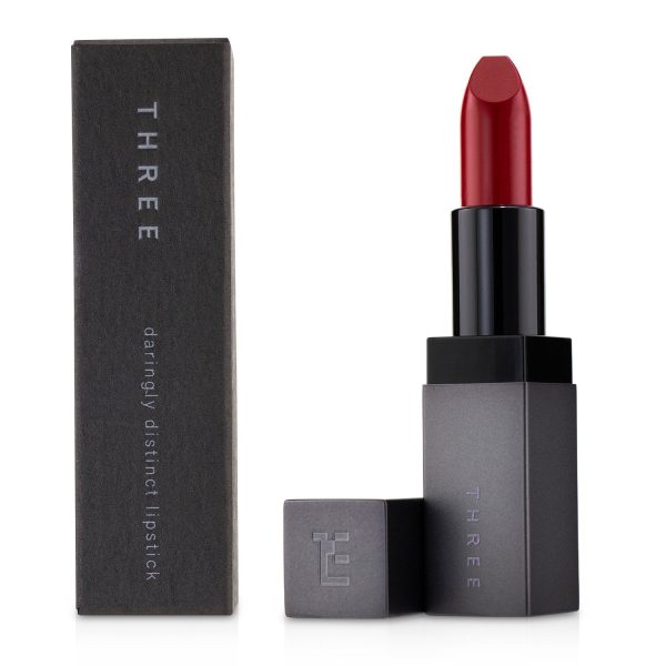 THREE Daringly Distinct Lipstick - # 04 Dare 2B Dynamic (Antique Red)  4g 0.14oz Sale