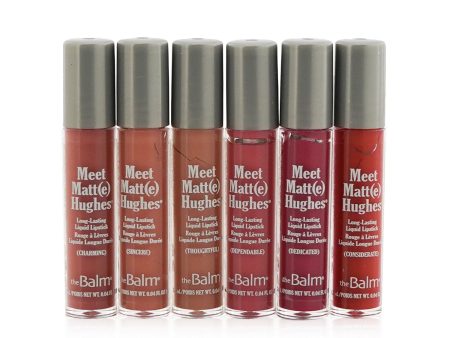 TheBalm Meet Matt(e) Hughes 6 Mini Long Lasting Liquid Lipsticks Kit - Vol. 14  6x1.2ml 0.04oz Online